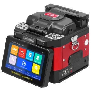 COMPTYCO A-80S 6-speed motor flip fiber fusion splicer with OPM/VFL touch screen fusion splicer, 10 language switchable fiber fusion splicer