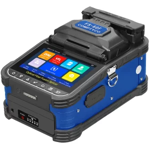 COMPTYCO FS-60F fiber optic fusion splicer with 6 motors and a 5-inch high-definition touch screen with OPM/VFL 10 voice options for arbitrary switching