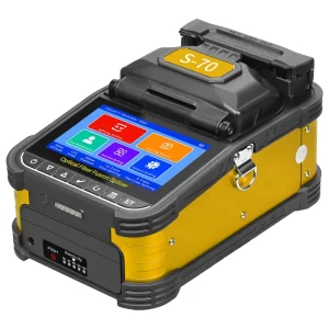 S-70 Fiber Optic Fusion Splicer 6 Motor Touchscreen Fusion Splicer 7800mAh Fiber Optic Fusion Splicer