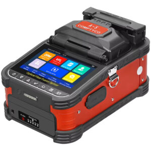 COMPTYCO A-5 Optical Fiber Welding Machine with OPM/VFL Touchscreen Fusion Splicer Machine 7800mAh Fiber Optic Fusion Splicer