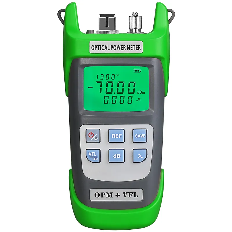 COMPTYCO AUA-G710BHigh Precision Optical Multi Meter 3 in 1 OPM+VFL+LED light 10 wavelengths Visual Fault Locator Optical Power Meter