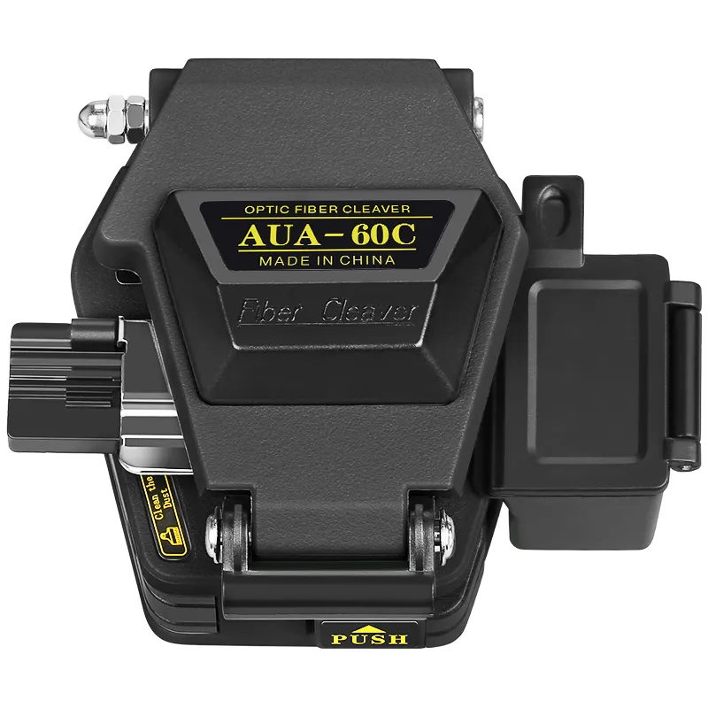 COMPTYCO Affordable auto-return FTTH fiber optic cutter for fusion splicing AUA-60C hot melt tool fiber optic cutter