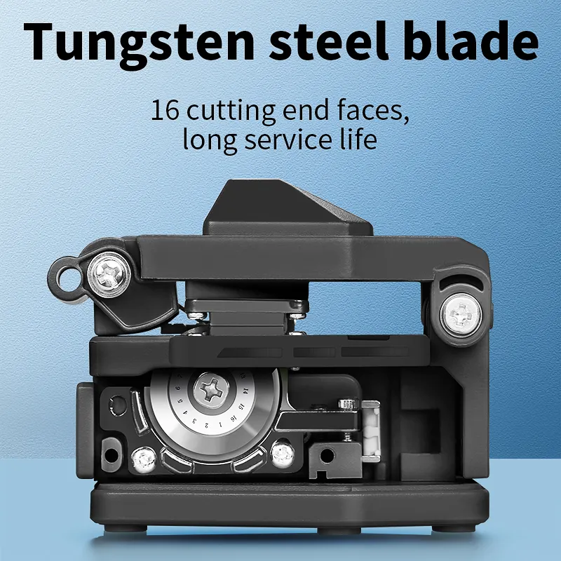 COMPTYCO Affordable auto-return FTTH fiber optic cutter for fusion splicing AUA-60C hot melt tool fiber optic cutter - Image 5