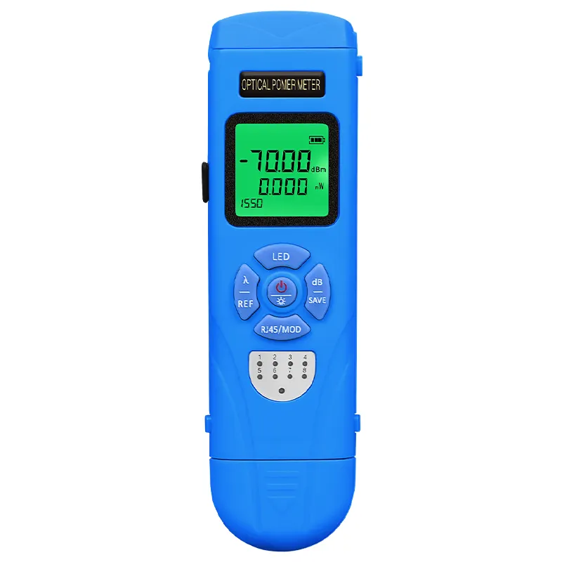COMPTYCO L-C7/C5 charging high-precision mini optical power meter fiber optic tester OPM with LED and RJ45 tester fiber optic equipment