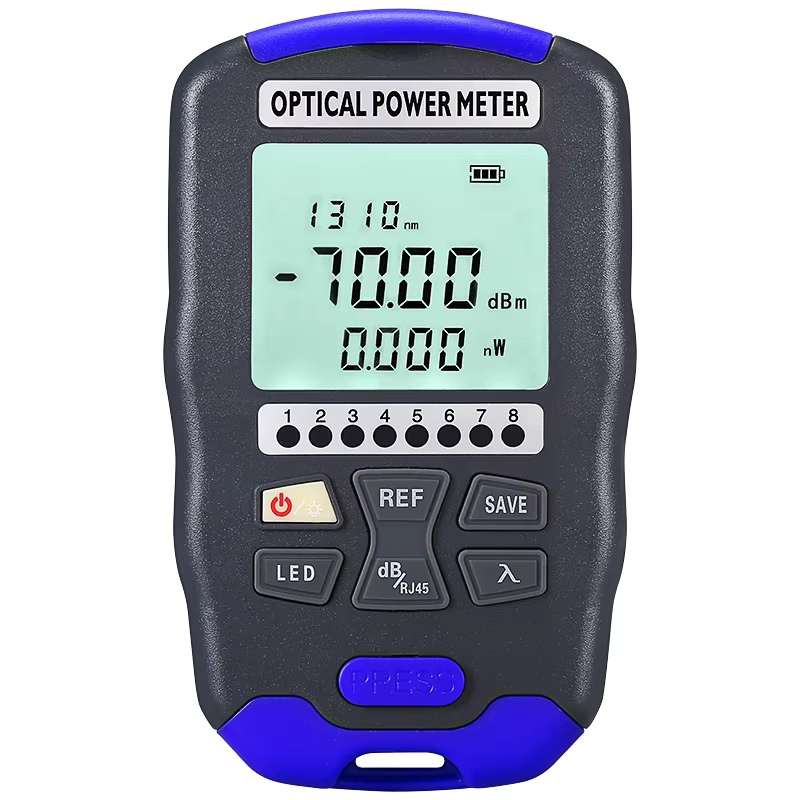 COMPTYCO Fiber Optic Tester AUA-DC7/DC5 Rechargeable OPM with LED and RJ45 tester Fiber Optic Equipment Optical Power Meter