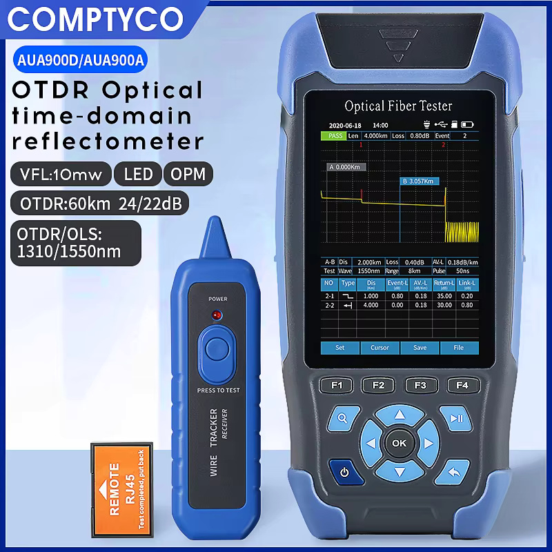 COMPTYCO AUA900D UPCinterface/900A APCinterface Optical Time Domain Reflectometer 60KM 9 in 1 multifunctional 1310 1550nm OTDR - Image 4