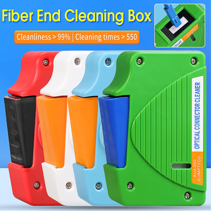 COMPTYCO Factory price Fiber End Face Cleaning Tool SC FC ST LC Connector Cleaner Fiber Optic Cleaning Box Fiber Optic Cleaner - Image 6