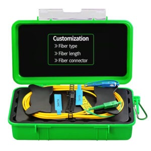 COMPTYCO OTDR Test Extension Line SM MM Customized length/Type/Connector OS2 G652D G657A1/A2 Fiber Optic OTDR Launch Cable Box