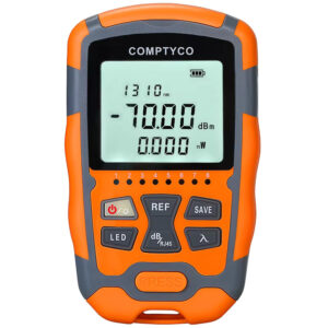 COMPTYCO High precision Fiber Optic Tester AUA-M7/M5 OPM with LED and RJ45 tester Fiber Optic Equipment Mini Optical Power Meter