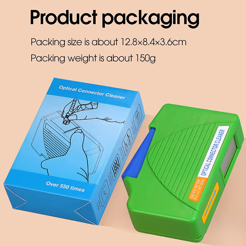 COMPTYCO Factory price Fiber End Face Cleaning Tool SC FC ST LC Connector Cleaner Fiber Optic Cleaning Box Fiber Optic Cleaner - Image 7