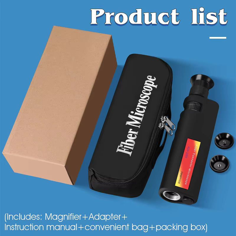 COMPTYCO AUA-200X fiber end face magnifier fiber optic inspection instrument SC/FC/ST/LC interface Fiber Optic Microscope - Image 4