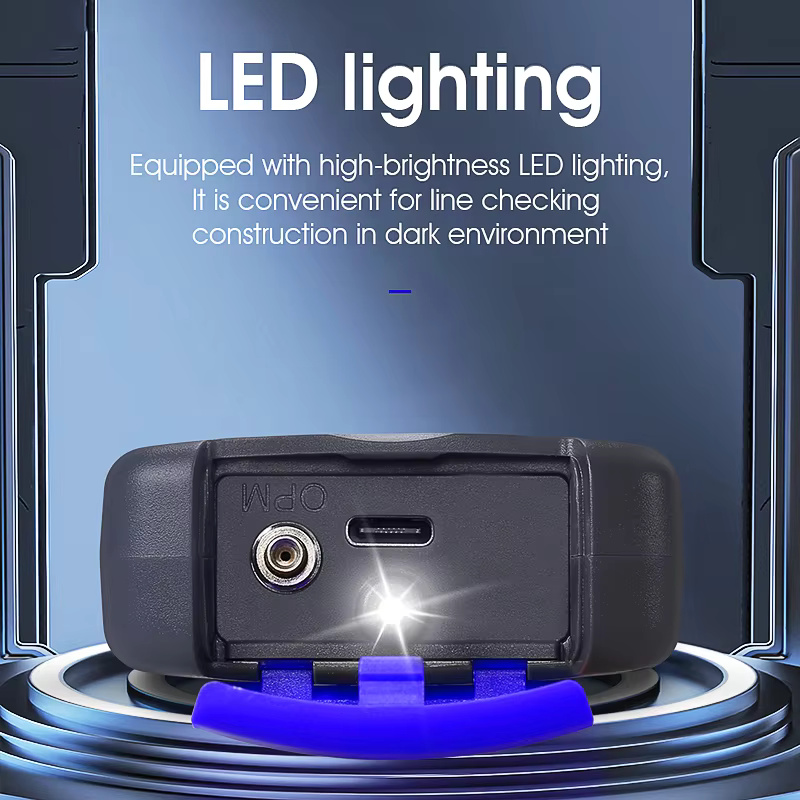 COMPTYCO Fiber Optic Tester AUA-DC7/DC5 Rechargeable OPM with LED and RJ45 tester Fiber Optic Equipment Optical Power Meter - Image 6