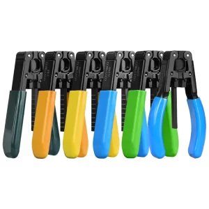 COMPTYCO Metal Leather Drop Cable Stripper FTTH Fiber Tool Leather Wire Stripper Pliers 3mm (W) * 2mm (H) Fiber Stripper ﻿