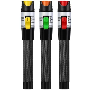 COMPTYCO rechargeable 15-50mw fiber optic test pen VFL 2.5mm FC/SC/ST universal connector breakpoint detector laser pen visual fault locator red light source