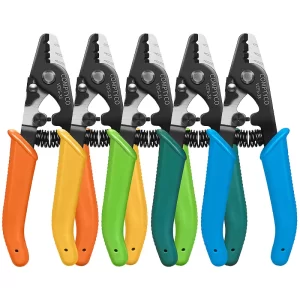 Factory Hot Selling VCFS-33 FTTH stripping tool cables stripper Fiber Optic 3 port wire stripper Fiber Stripper customizable color 