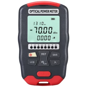COMPTYCO Fiber Optic Tester AUA-D7/D5 OPM with LED and RJ45 Tester Fiber Optic Equipment Optical Power Meter